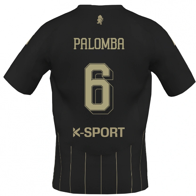 Danxen Bambino Maglia Luigi Palomba #6 Grigio Bianco Kit Gara Away 2025/26 Maglietta