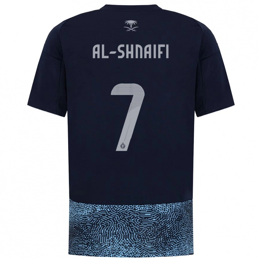 Danxen Bambino Maglia Basmah Al-Shnaifi #7 Navy Azzurro Cielo Kit Gara Away 2025/26 Maglietta
