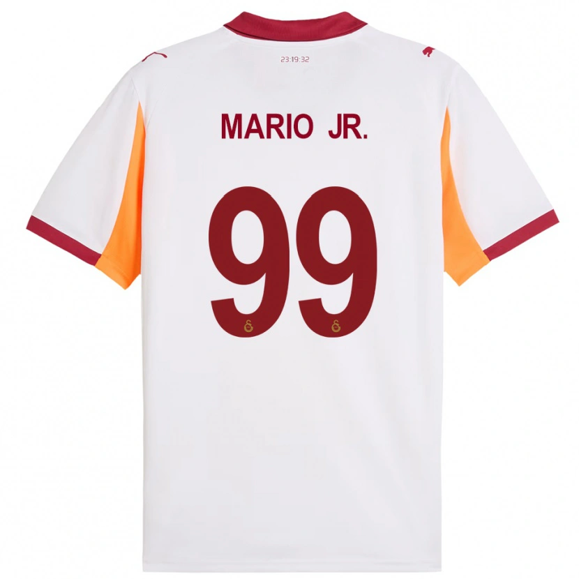 Danxen Bambino Maglia Mario Lemina #99 Bianco Rosso Kit Gara Away 2025/26 Maglietta