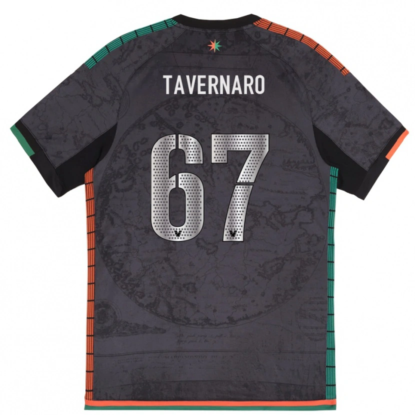 Danxen Uomo Maglia Federico Tavernaro #67 Grigio Scuro Kit Gara Home 2025/26 Maglietta