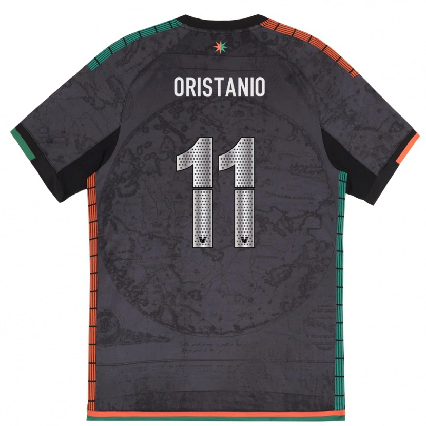 Danxen Uomo Maglia Gaetano Oristanio #11 Grigio Scuro Kit Gara Home 2025/26 Maglietta