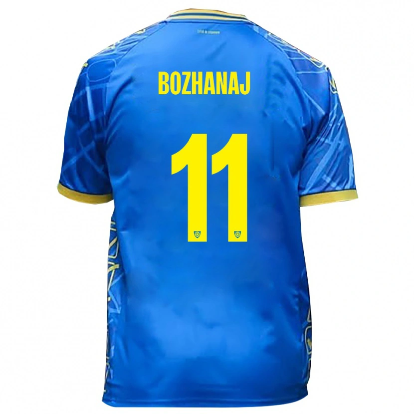 Danxen Uomo Maglia Kleis Bozhanaj #11 Azzurro Giallo Kit Gara Home 2025/26 Maglietta