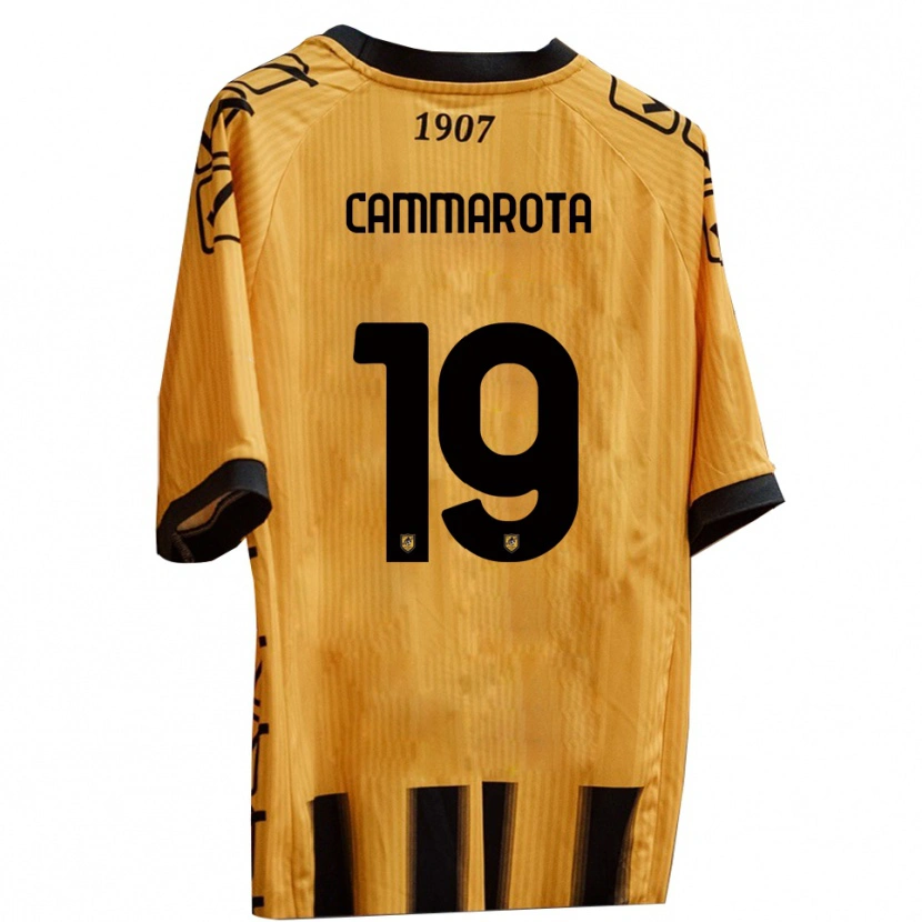 Danxen Uomo Maglia Vincenzo Cammarota #19 Giallo Nero Kit Gara Home 2025/26 Maglietta