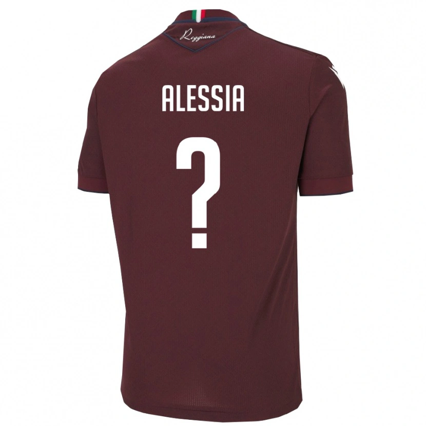 Danxen Uomo Maglia Ferrarini Alessia #0 Borgogna Bianco Kit Gara Home 2025/26 Maglietta