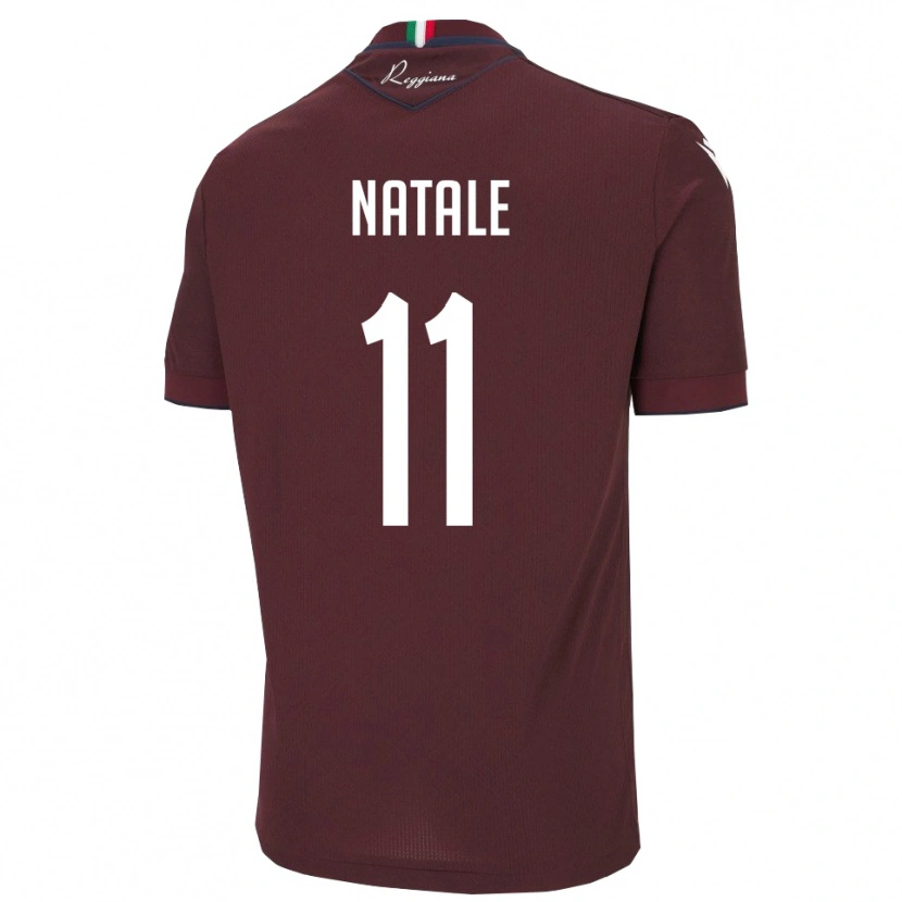 Danxen Uomo Maglia Mario Natale #11 Borgogna Bianco Kit Gara Home 2025/26 Maglietta