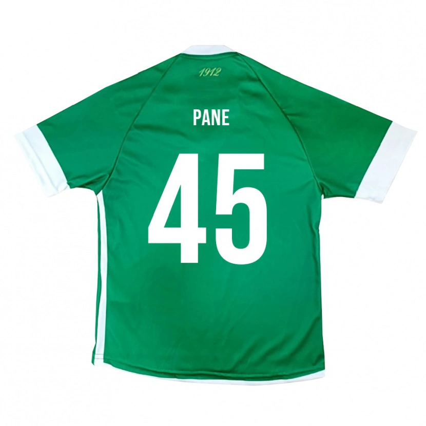 Danxen Uomo Maglia Pasquale Pane #45 Verde Bianco Kit Gara Home 2025/26 Maglietta