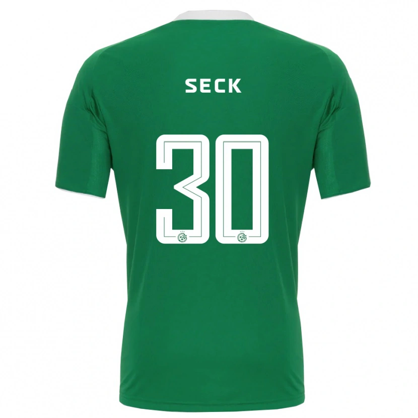 Danxen Uomo Maglia Abdoulaye Seck #30 Verde Bianco Kit Gara Home 2025/26 Maglietta