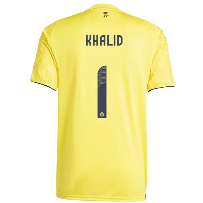 Danxen Uomo Maglia Sara Khalid #1 Giallo Nero Kit Gara Home 2025/26 Maglietta