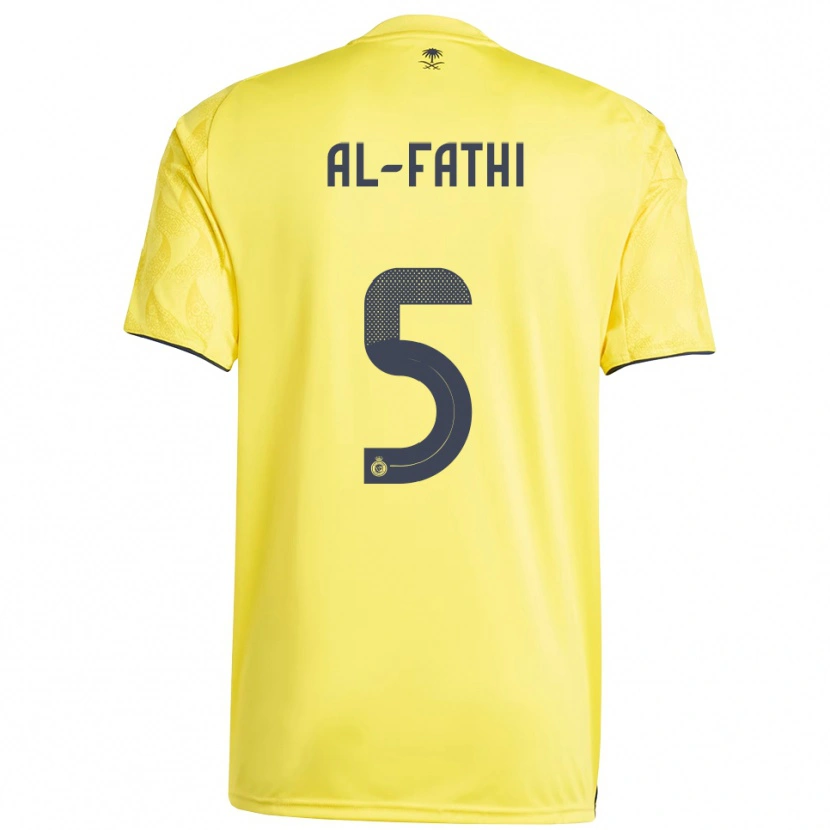 Danxen Uomo Maglia Layan Al-Fathi #5 Giallo Nero Kit Gara Home 2025/26 Maglietta