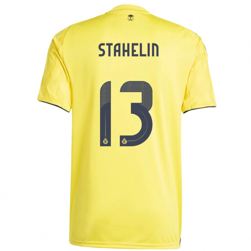 Danxen Uomo Maglia Izabela Stahelin #13 Giallo Nero Kit Gara Home 2025/26 Maglietta