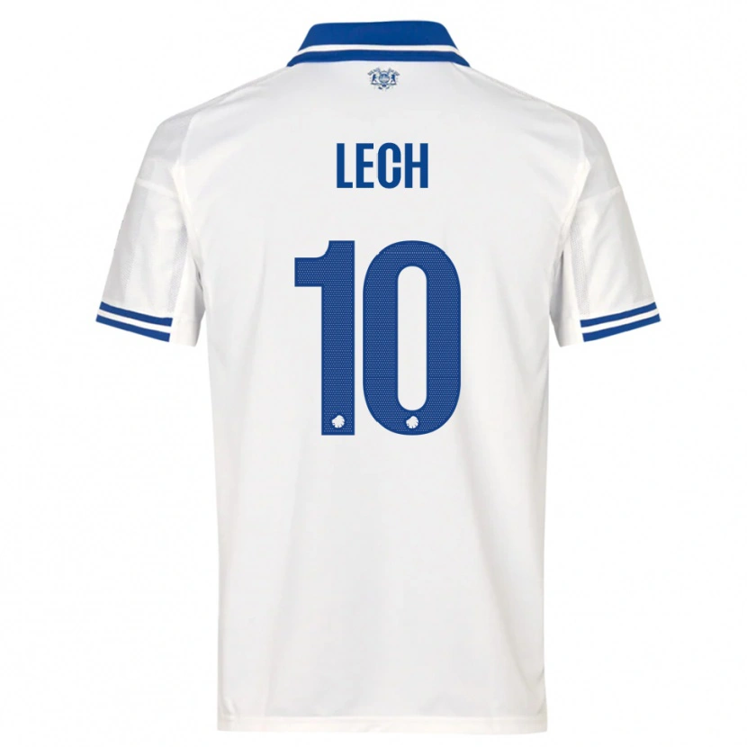 Danxen Uomo Maglia Josephine Lech #10 Bianco Blu Kit Gara Home 2025/26 Maglietta