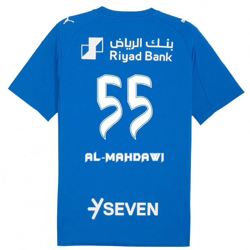 Danxen Uomo Maglia Ali Al-Mahdawi #55 Blu Bianco Kit Gara Home 2025/26 Maglietta