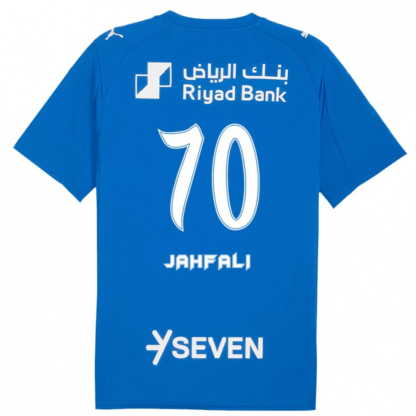 Danxen Uomo Maglia Mohammed Jahfali #70 Blu Bianco Kit Gara Home 2025/26 Maglietta