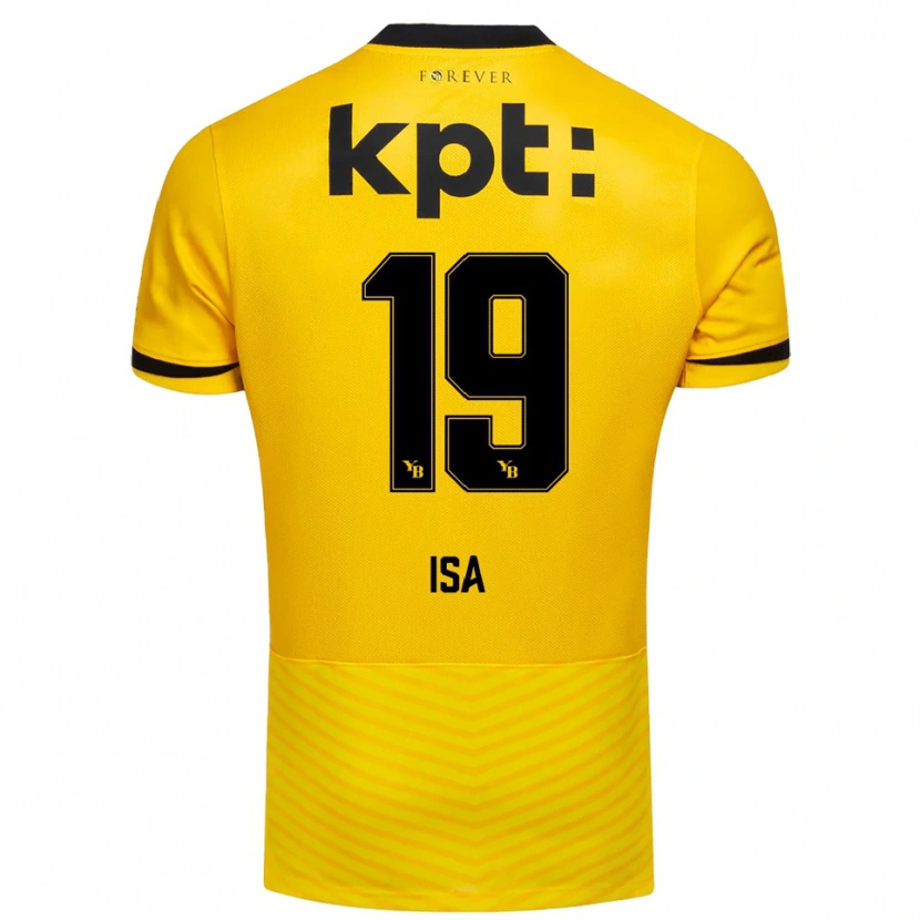 Danxen Uomo Maglia Ron Isa #19 Giallo Nero Kit Gara Home 2025/26 Maglietta