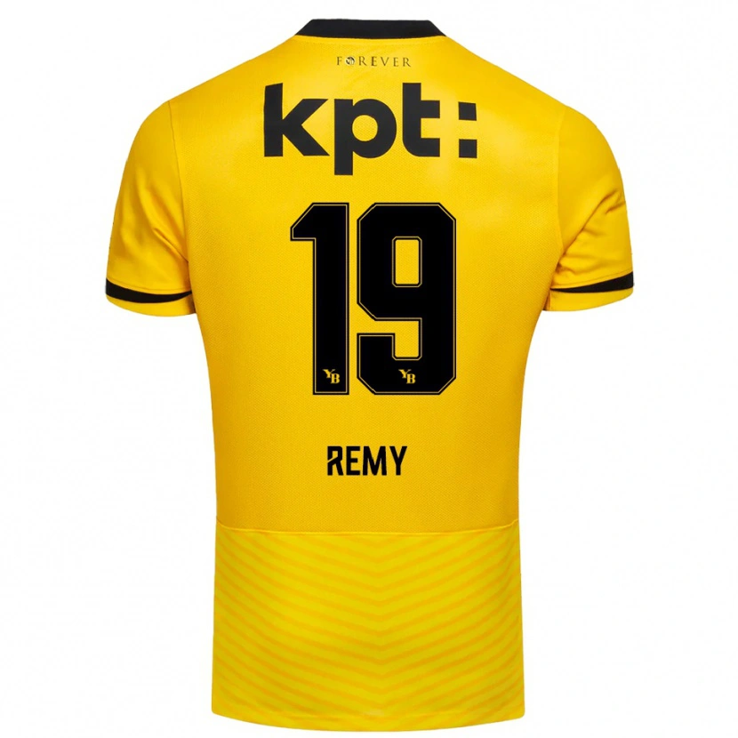 Danxen Uomo Maglia Audrey Remy #19 Giallo Nero Kit Gara Home 2025/26 Maglietta