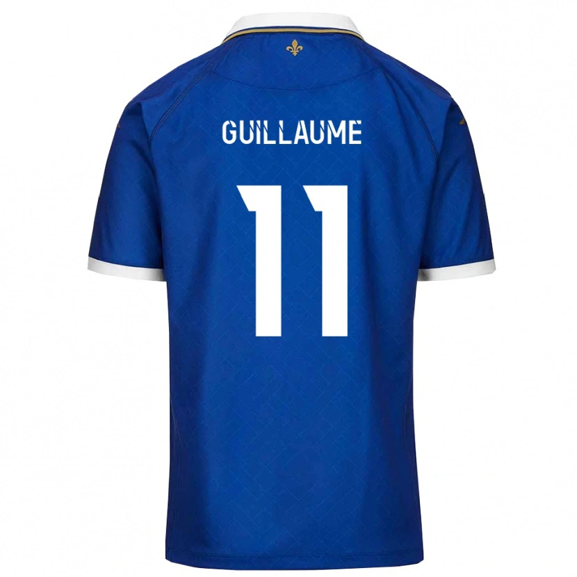 Danxen Uomo Maglia Shelton Guillaume #11 Blu Oro Kit Gara Home 2025/26 Maglietta
