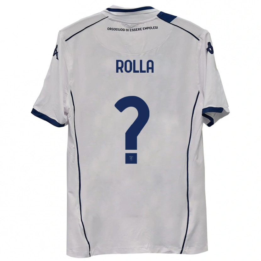 Danxen Uomo Maglia Nicola Rolla #0 Blu Scuro Navy Kit Gara Away 2025/26 Maglietta