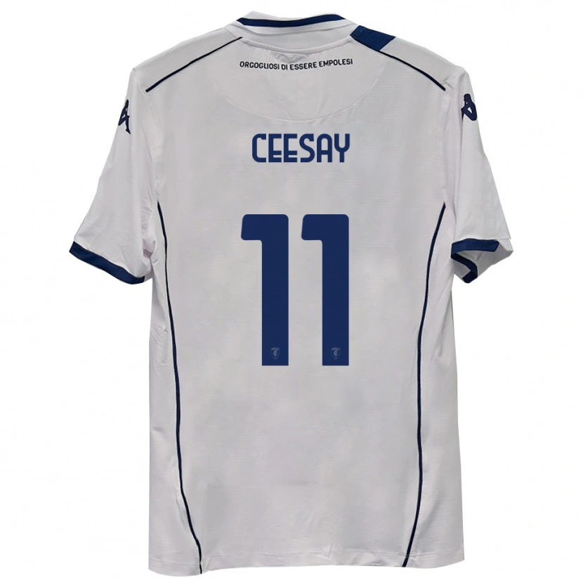 Danxen Uomo Maglia Joseph Ceesay #11 Blu Scuro Navy Kit Gara Away 2025/26 Maglietta