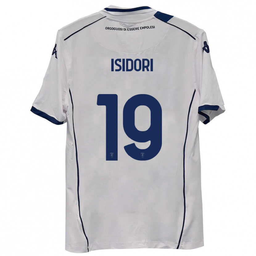 Danxen Uomo Maglia Alessandro Isidori #19 Blu Scuro Navy Kit Gara Away 2025/26 Maglietta