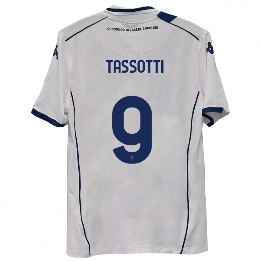 Danxen Uomo Maglia Denny Tassotti #9 Blu Scuro Navy Kit Gara Away 2025/26 Maglietta