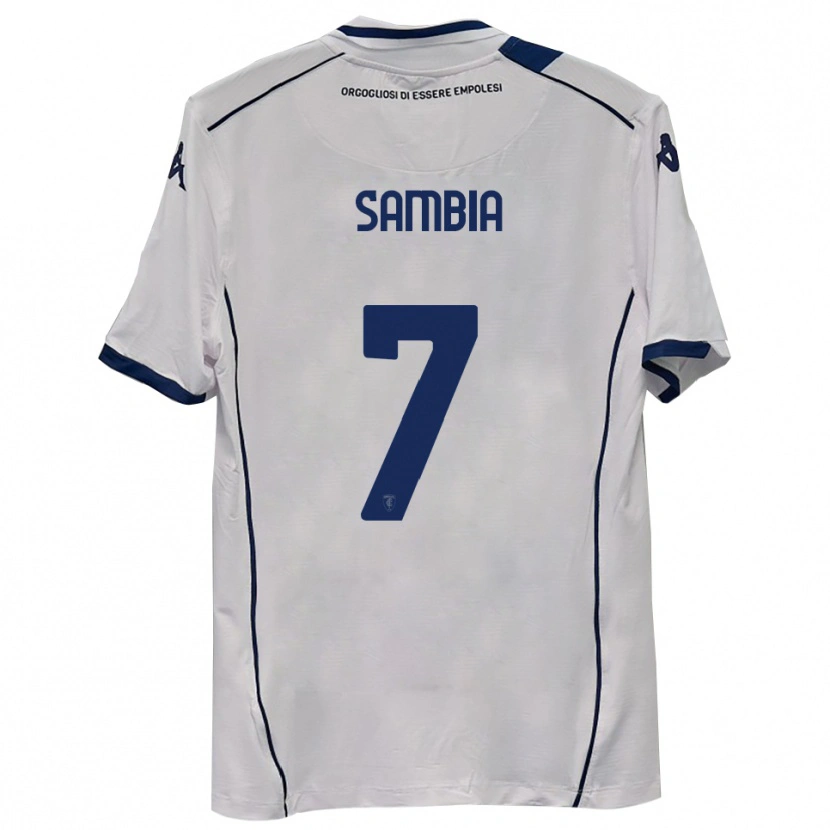 Danxen Uomo Maglia Junior Sambia #7 Blu Scuro Navy Kit Gara Away 2025/26 Maglietta