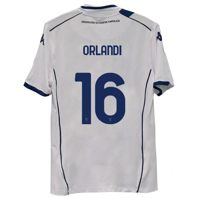 Danxen Uomo Maglia Alan Orlandi #16 Blu Scuro Navy Kit Gara Away 2025/26 Maglietta