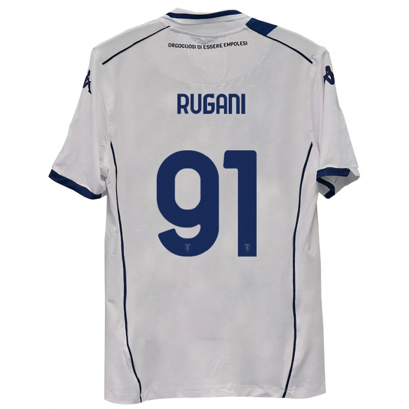Danxen Uomo Maglia Tommaso Rugani #91 Blu Scuro Navy Kit Gara Away 2025/26 Maglietta