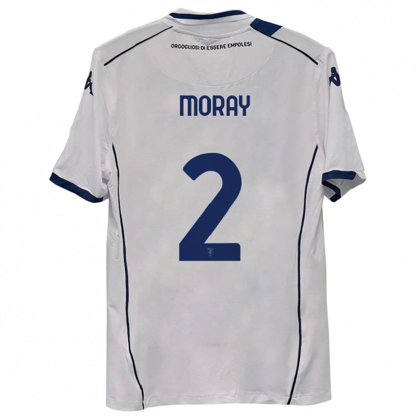 Danxen Uomo Maglia Jeremy Moray #2 Blu Scuro Navy Kit Gara Away 2025/26 Maglietta
