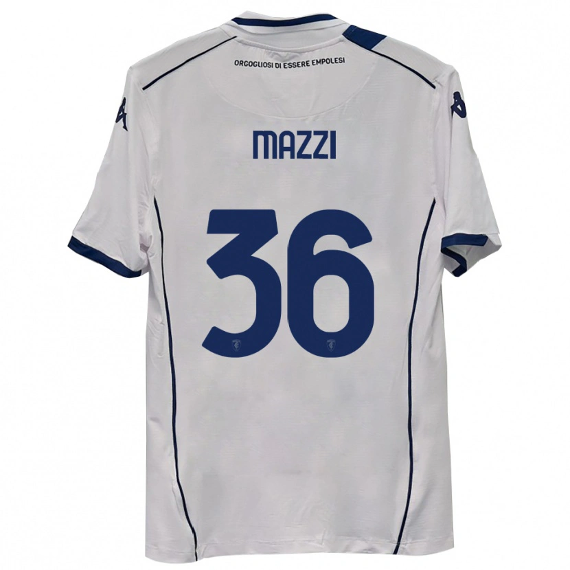 Danxen Uomo Maglia Nicola Mazzi #36 Blu Scuro Navy Kit Gara Away 2025/26 Maglietta