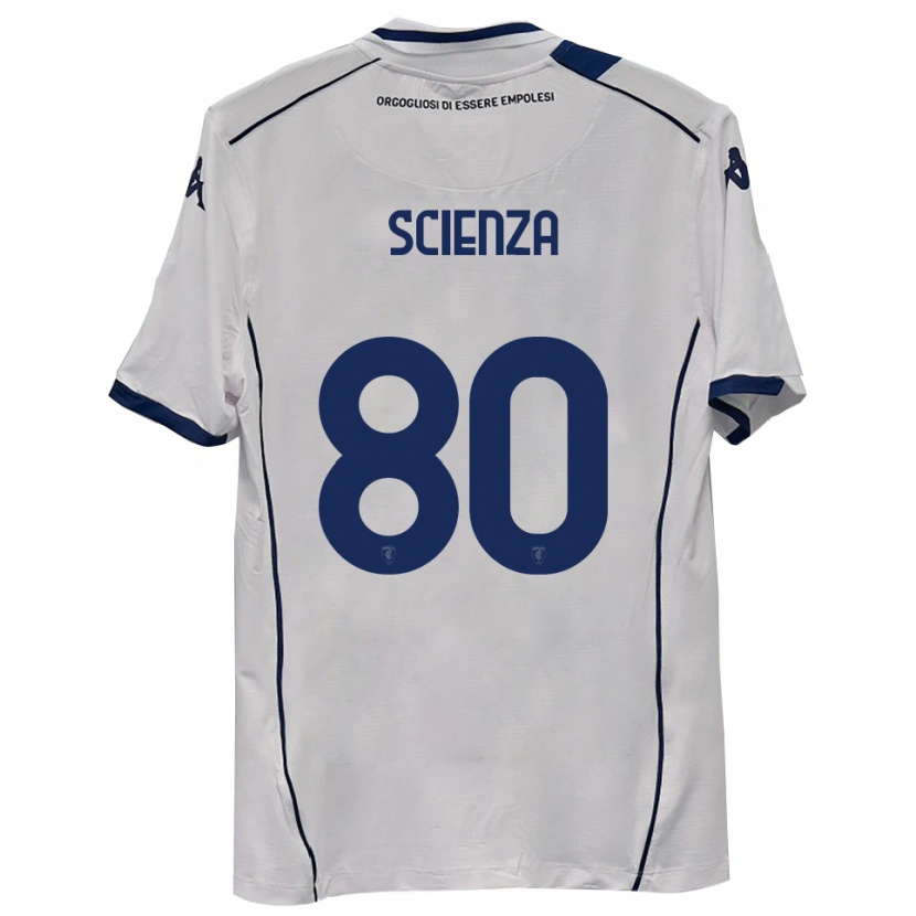 Danxen Uomo Maglia Michele Scienza #80 Blu Scuro Navy Kit Gara Away 2025/26 Maglietta
