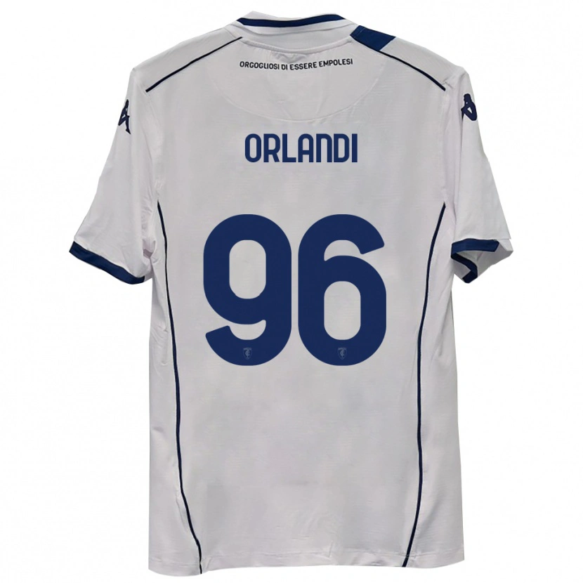 Danxen Uomo Maglia Andrea Orlandi #96 Blu Scuro Navy Kit Gara Away 2025/26 Maglietta