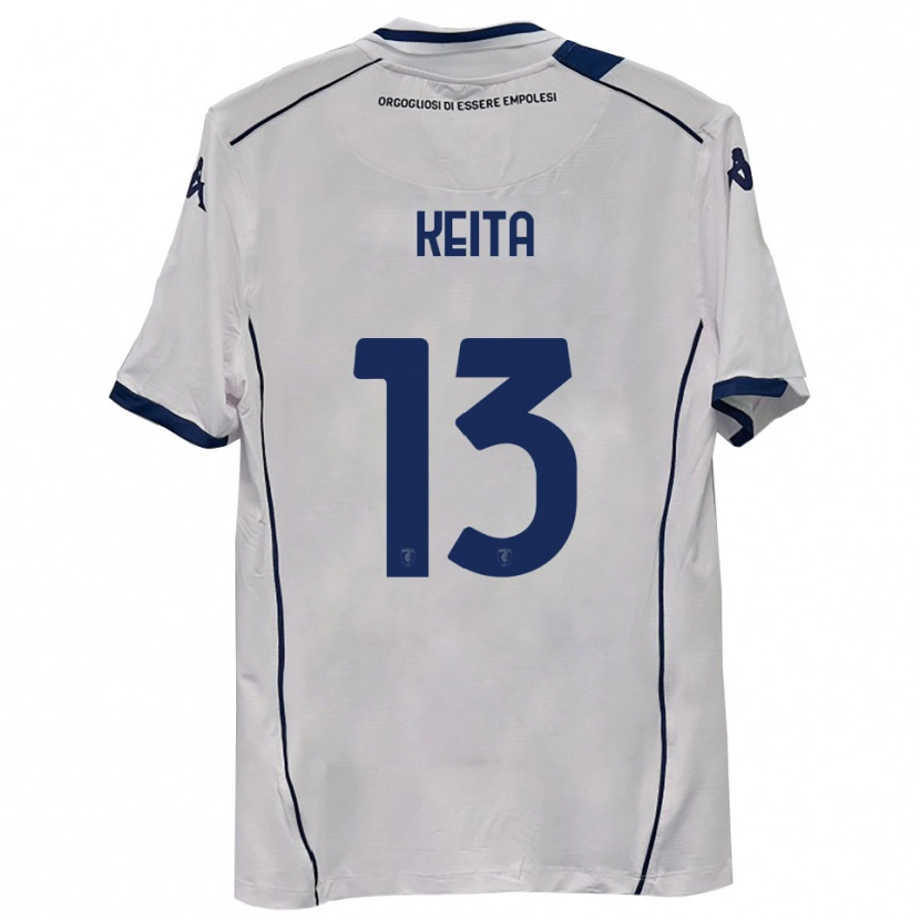 Danxen Uomo Maglia Mouhamadou Keita #13 Blu Scuro Navy Kit Gara Away 2025/26 Maglietta
