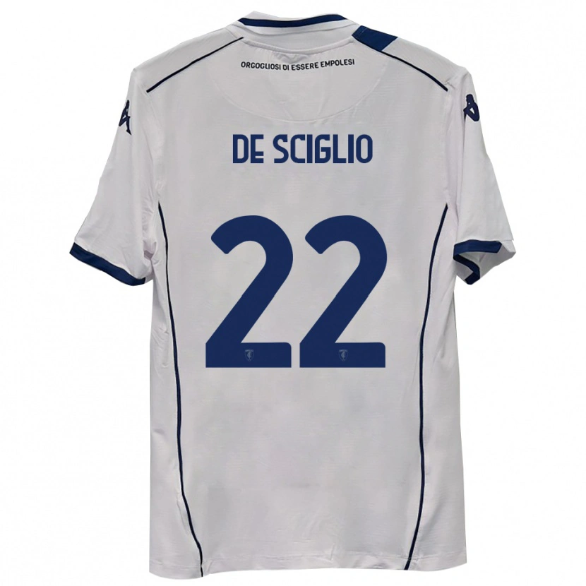 Danxen Uomo Maglia Mattia De Sciglio #22 Blu Scuro Navy Kit Gara Away 2025/26 Maglietta