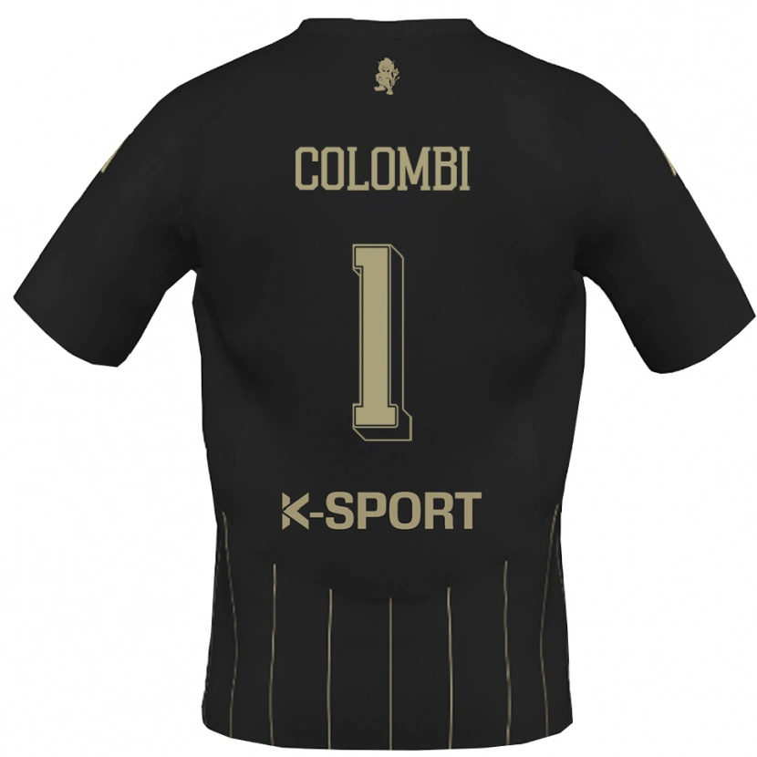 Danxen Uomo Maglia Simone Colombi #1 Grigio Bianco Kit Gara Away 2025/26 Maglietta