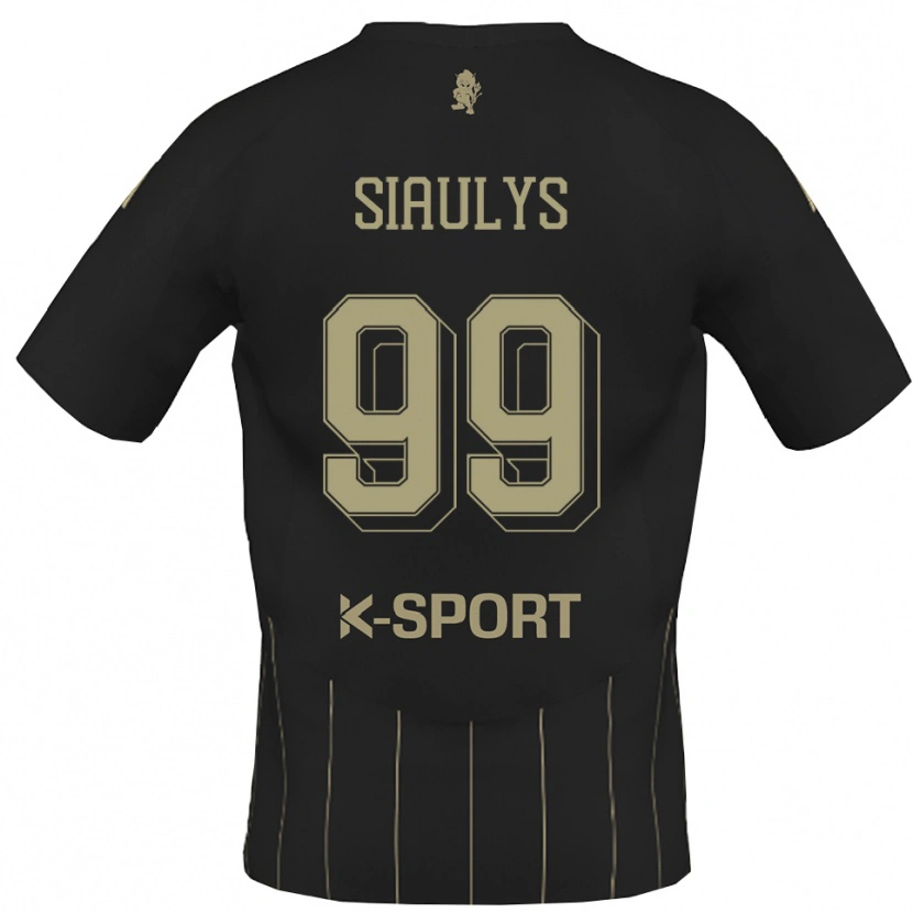 Danxen Uomo Maglia Ovidijus Siaulys #99 Grigio Bianco Kit Gara Away 2025/26 Maglietta