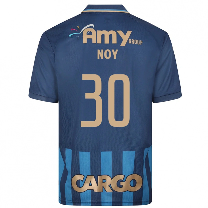 Danxen Uomo Maglia Itamar Noy #30 Blu Navy Kit Gara Away 2025/26 Maglietta