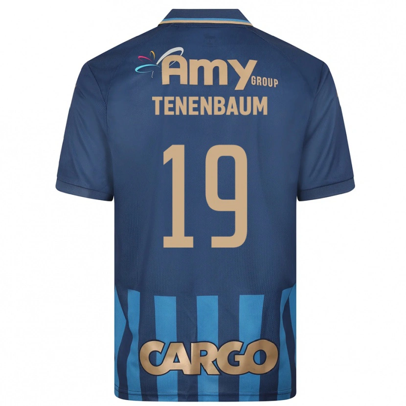Danxen Uomo Maglia Daniel Tenenbaum #19 Blu Navy Kit Gara Away 2025/26 Maglietta