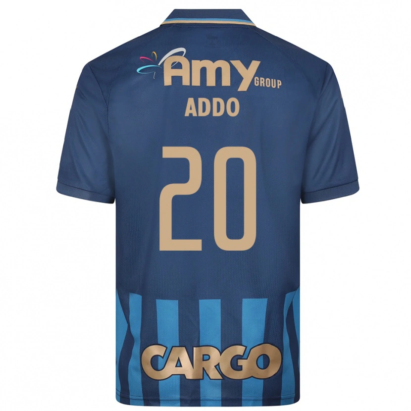 Danxen Uomo Maglia Henry Addo #20 Blu Navy Kit Gara Away 2025/26 Maglietta