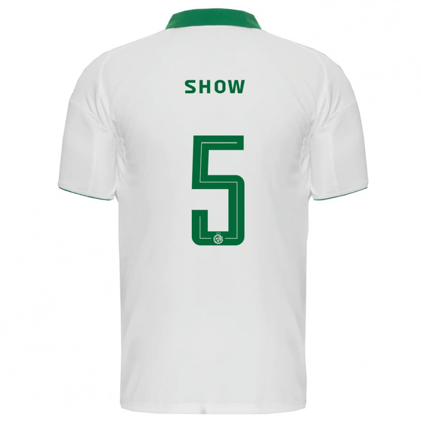 Danxen Uomo Maglia Show #5 Bianco Verde Kit Gara Away 2025/26 Maglietta