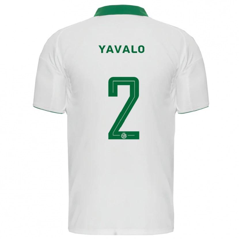 Danxen Uomo Maglia Gatachao Yavalo #2 Bianco Verde Kit Gara Away 2025/26 Maglietta