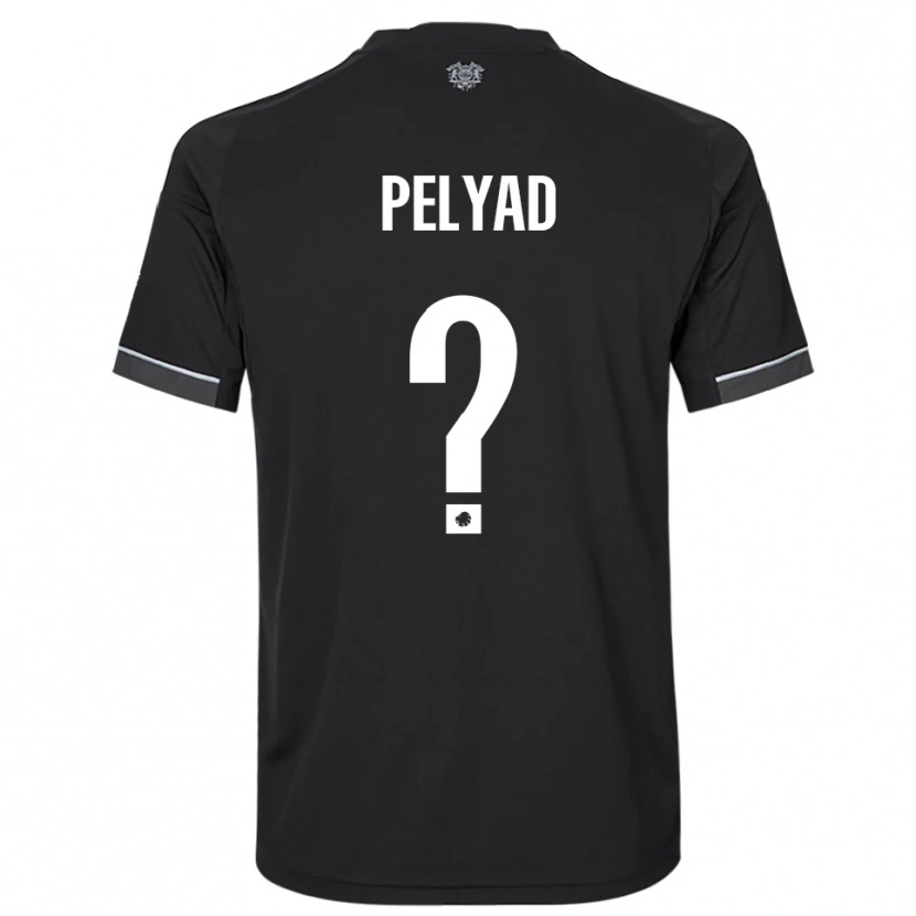 Danxen Uomo Maglia Shahin Pelyad #0 Nero Bianco Kit Gara Away 2025/26 Maglietta