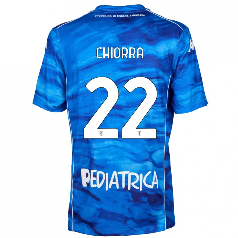 Danxen Donna Maglia Niccolò Chiorra #22 Blu Bianco Kit Gara Home 2025/26 Maglietta
