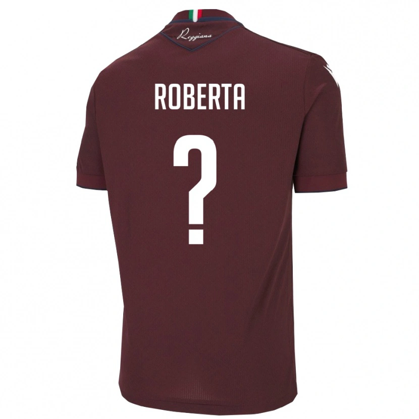Danxen Donna Maglia Macrì Roberta #0 Borgogna Bianco Kit Gara Home 2025/26 Maglietta