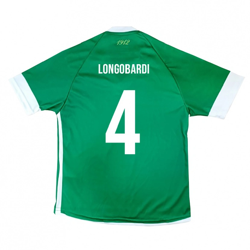 Danxen Donna Maglia Salvatore Longobardi #4 Verde Bianco Kit Gara Home 2025/26 Maglietta