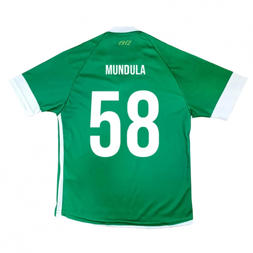 Danxen Donna Maglia Ciro Mundula #58 Verde Bianco Kit Gara Home 2025/26 Maglietta