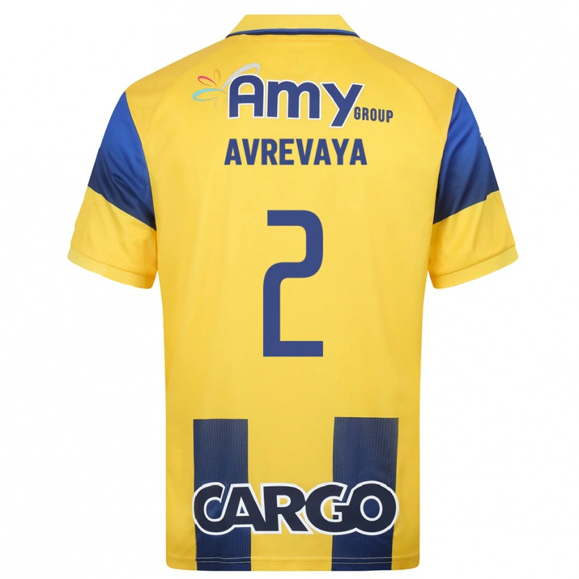 Danxen Donna Maglia Liroy Avrevaya #2 Giallo Navy Kit Gara Home 2025/26 Maglietta
