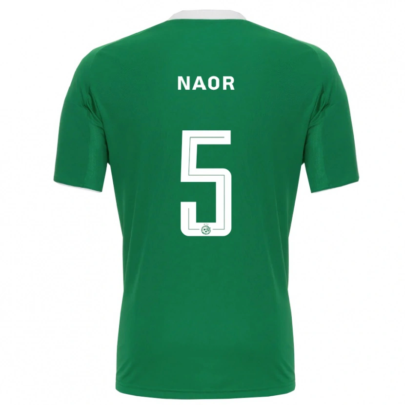 Danxen Donna Maglia Goni Naor #5 Verde Bianco Kit Gara Home 2025/26 Maglietta