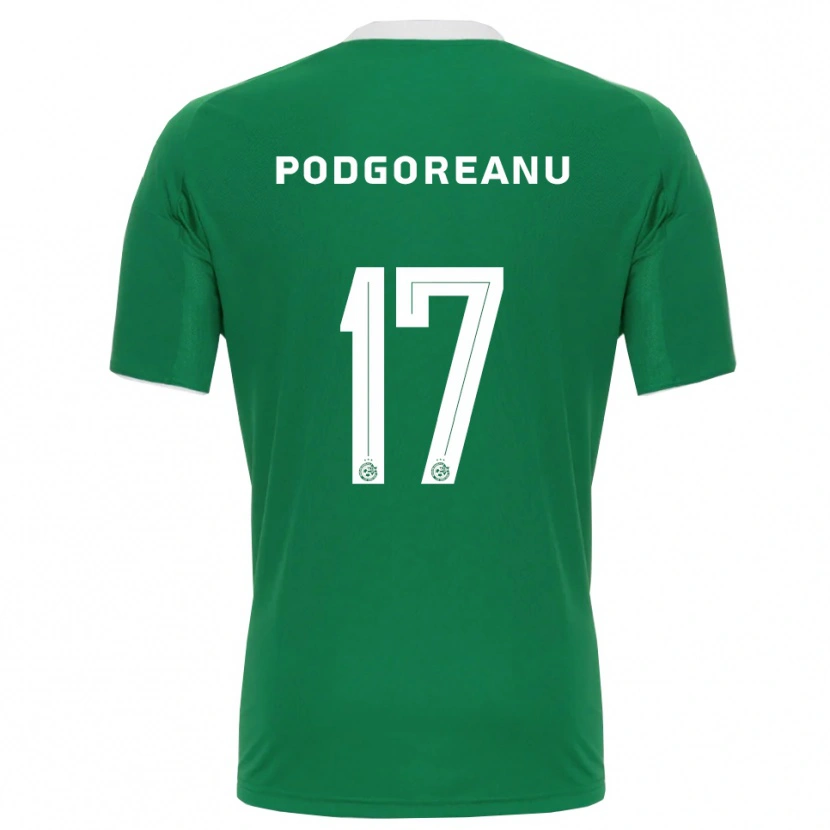 Danxen Donna Maglia Suf Podgoreanu #17 Verde Bianco Kit Gara Home 2025/26 Maglietta
