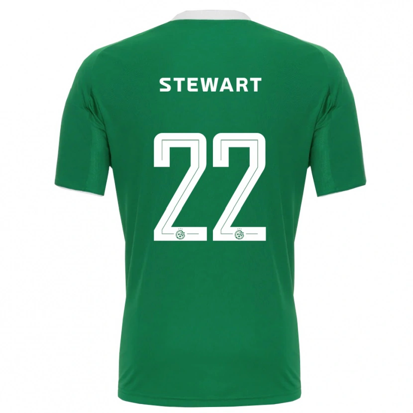 Danxen Donna Maglia Trivante Stewart #22 Verde Bianco Kit Gara Home 2025/26 Maglietta
