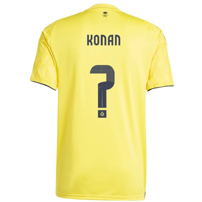 Danxen Donna Maglia Ghislain Konan #0 Giallo Nero Kit Gara Home 2025/26 Maglietta